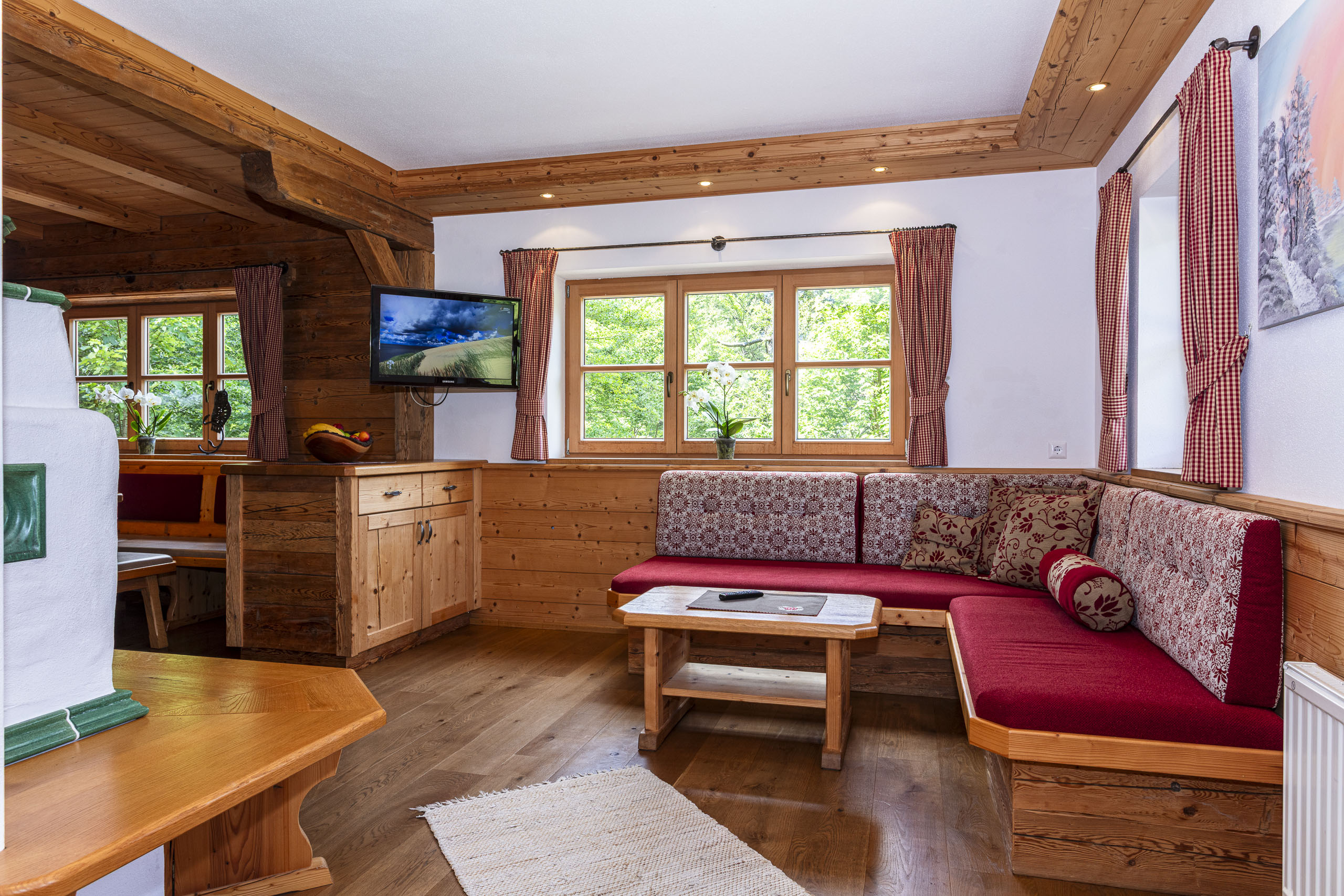 gemütliche Sitzecke mit TV