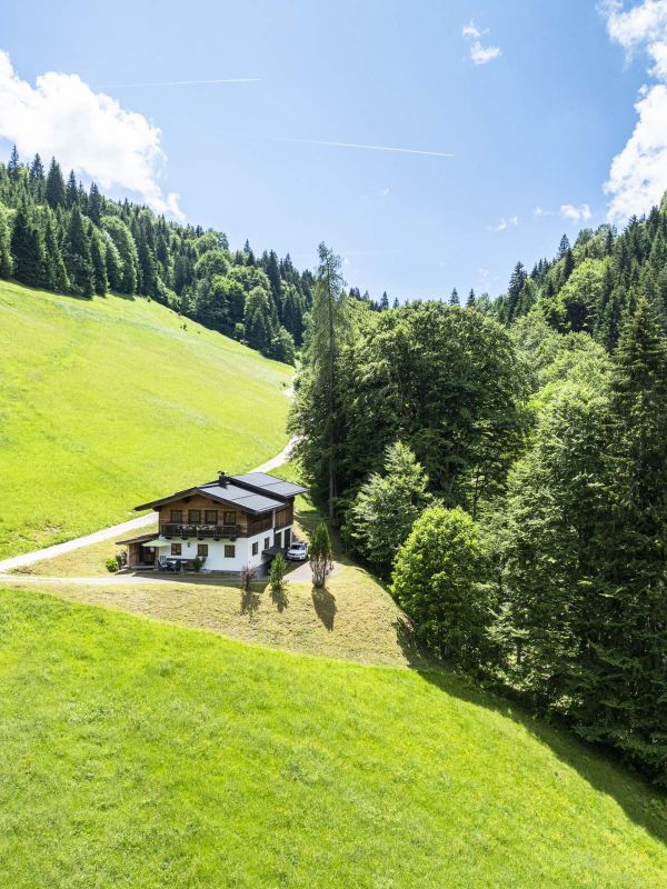 Sommerlandschaft im Heutal rund um das Chalet Sonntagshorn